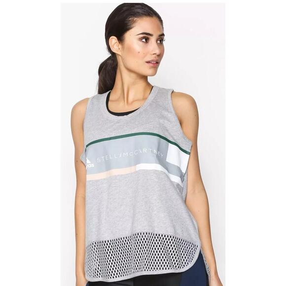 Stella McCartney x Adidas Size XS mesh tank Logo - Picture 4 of 12